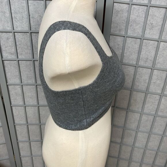 Dynamite Sweater Sleeveless Tank Top, Grey, Size Small - Picture 3 of 7